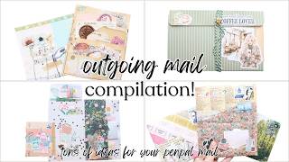 Happy Mail COMPILATION! 💌✨ Different Flat Mail Projects for your Penpal Mail