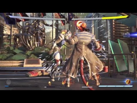 Hellboy crazy dmg combo - injustice 2