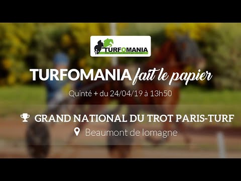 Turfomania Pronostic quinté du Mercredi 24 Avril 2019