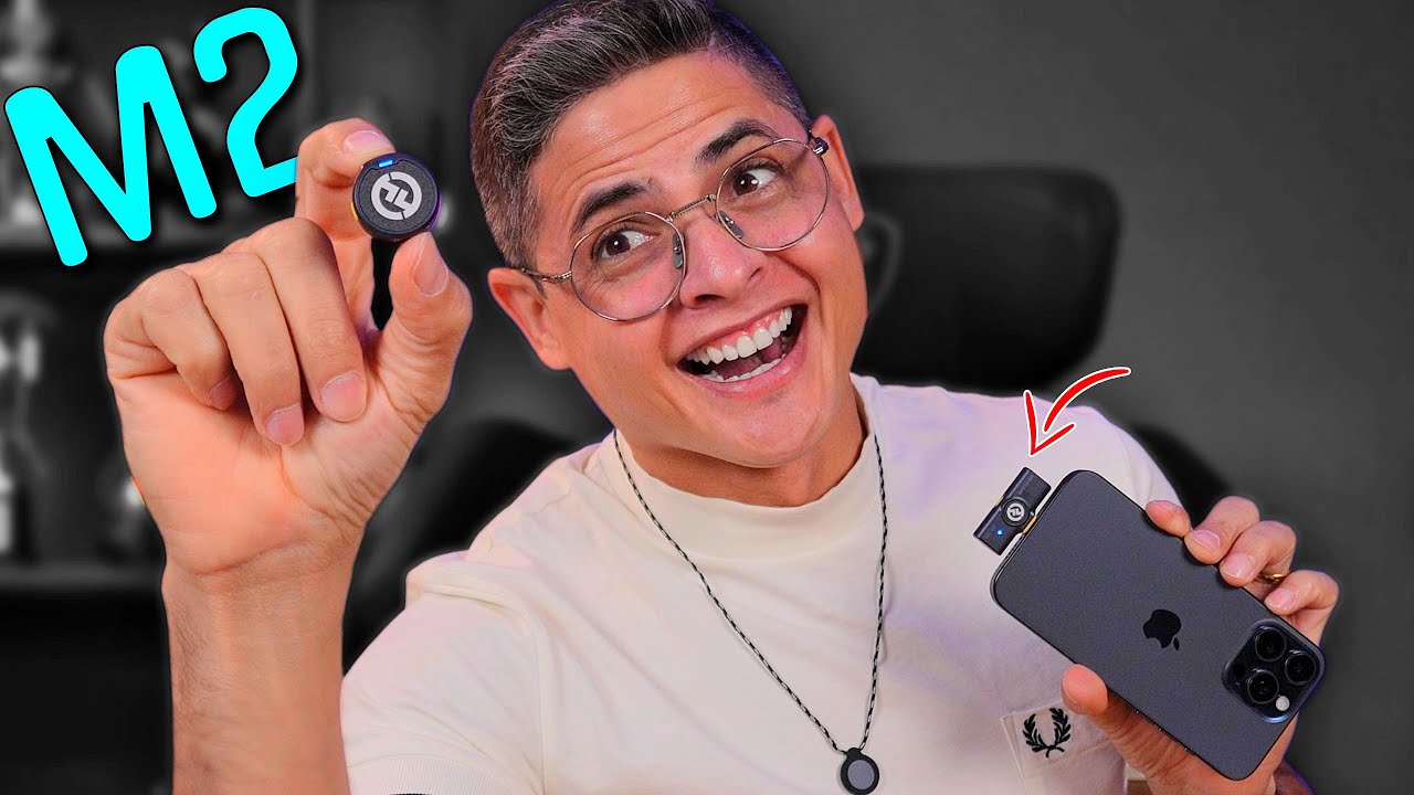 COMPREI o microfone QUERIDINHO dos INFLUENCIADORES! Hollyland LARK M2 - Unboxing e Impressões