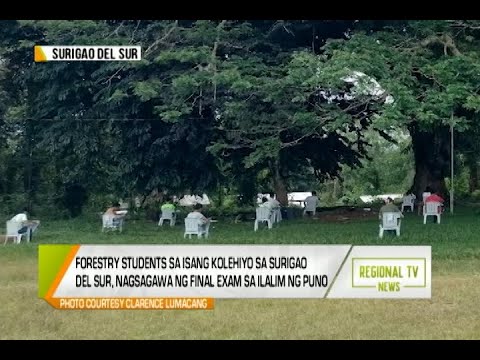 GMA Regional TV News: Final Exam sa Ilalim ng Puno sa Isang Kolehiyo sa Surigao del Sur
