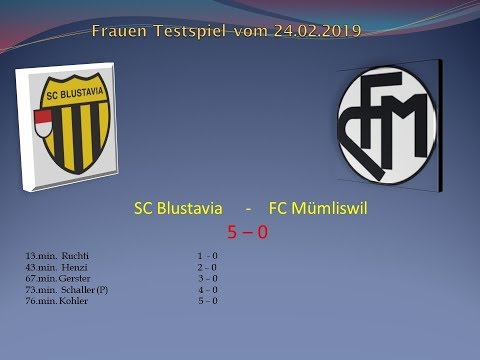 Frauen Testspiel SC Blustavia - FC Mümliswil