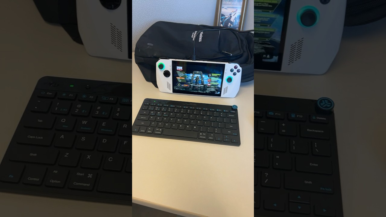 Quick ROG Ally setup on break💪 #rogally #gaming #ally #rog #starfield #rogallyreview #residentevil4