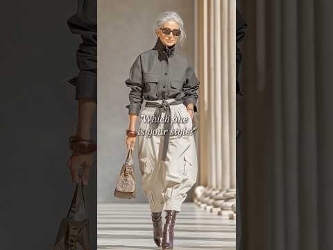 Graceful Over 60 Fashion in Barcelona 🌺 #over60style #barcelonafashion #agelessbeauty #timelesschic