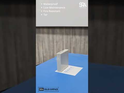 U-46 Shadow Hyundai Unex Solid Surface, Size: 96 Inches X 30 Inches, Thickness: 12