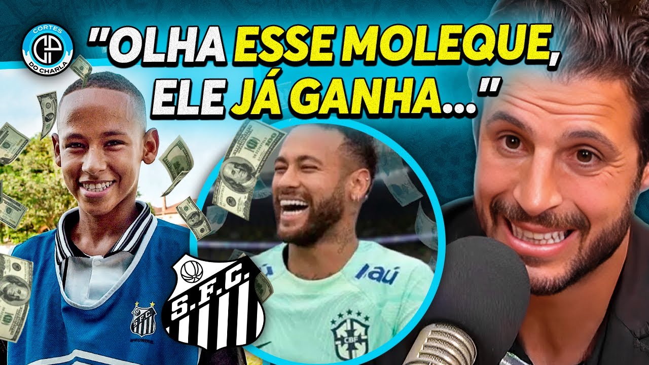 SALÁRIO SURREAL DO NEYMAR NA BASE DO SANTOS