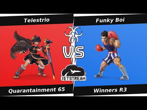 Quarantainment 65 Winners R3 - Telestrio (Dark Pit) Vs Funky Boi (Little Mac) - SSBU