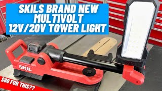 Cool Budget Tower Light First Look!! || 12V/20V Skil Multivolt || LH2500D-00