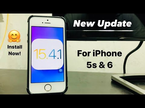 How to Install iOS 15.4.1 on iPhone 5s & 6 - New Update iOS 15.4.1