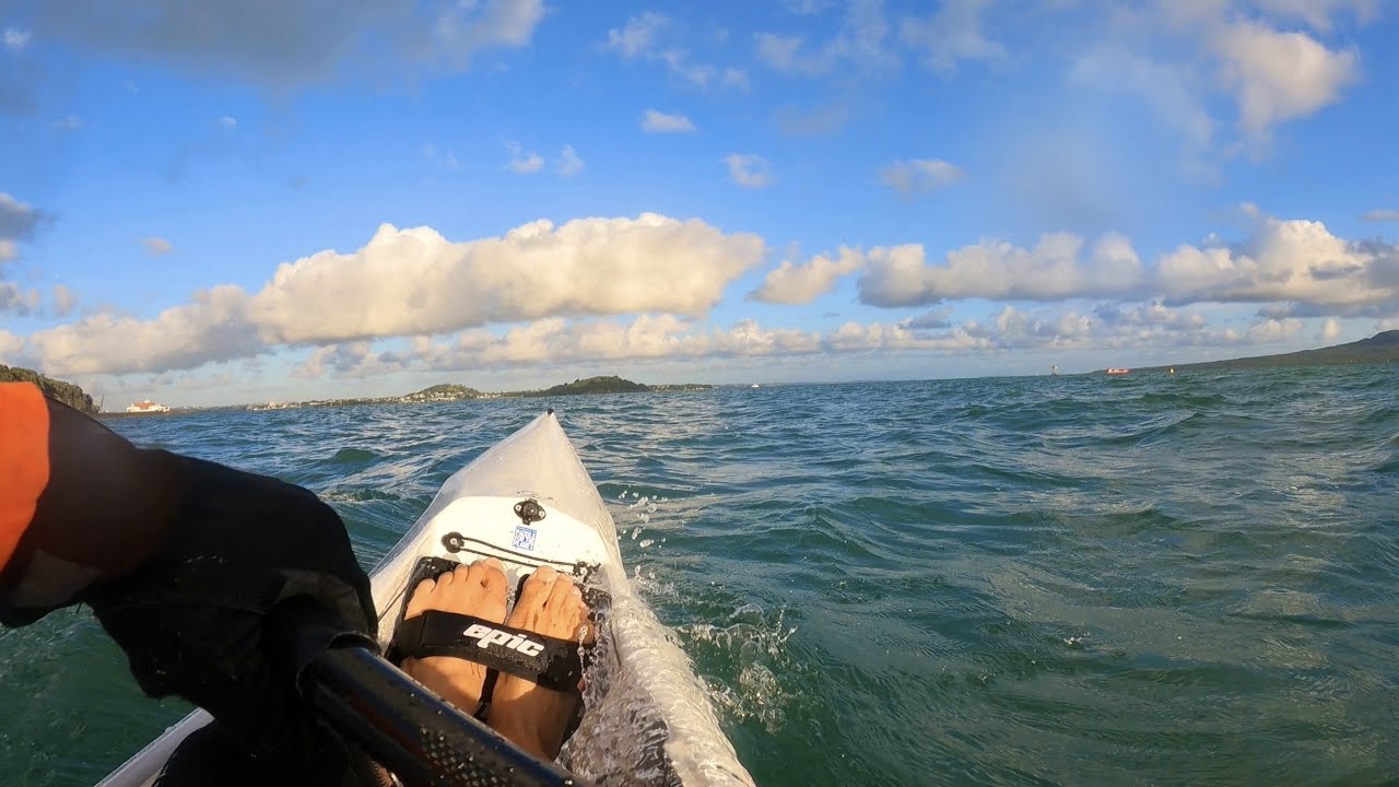 Playing at the beach - Epic V10L surfski