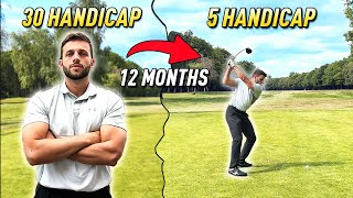 How i got a 5 HANDICAP in just 12 months playing golf! (12 simple tips)