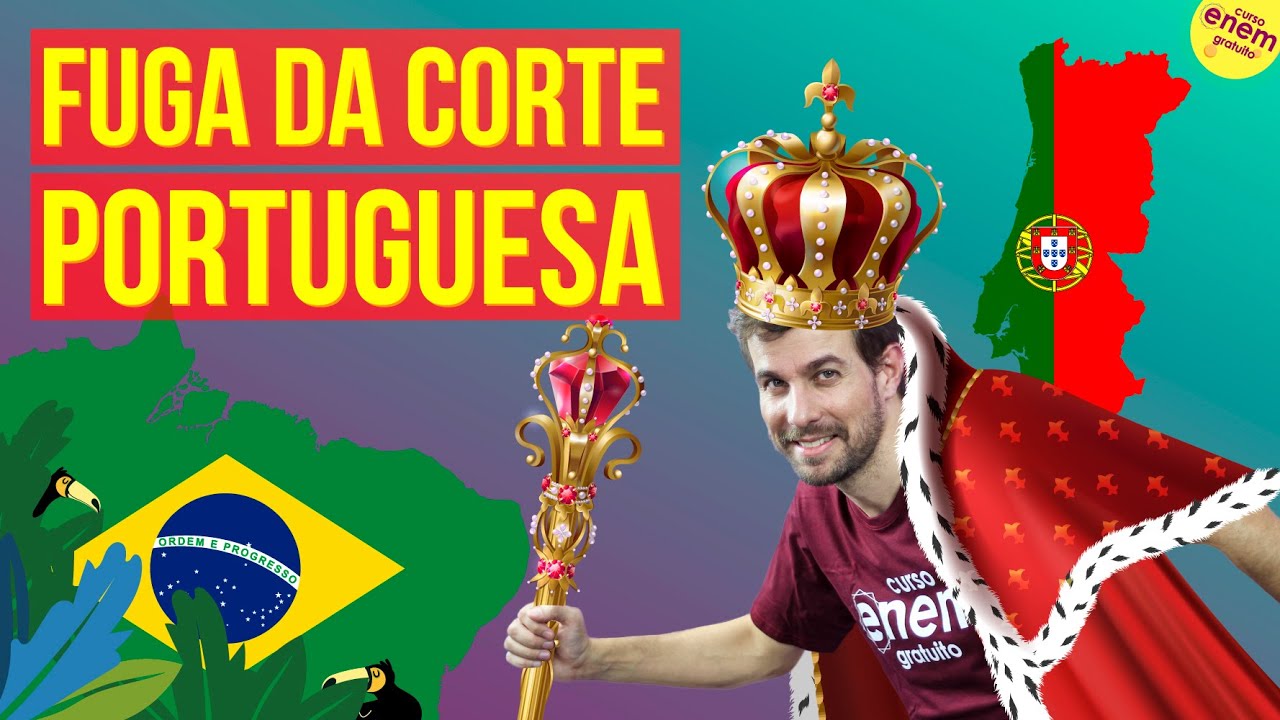 FUGA DA CORTE PORTUGUESA PARA O BRASIL (PERÍODO JOANINO) | Resumo de História do Brasil para o Enem