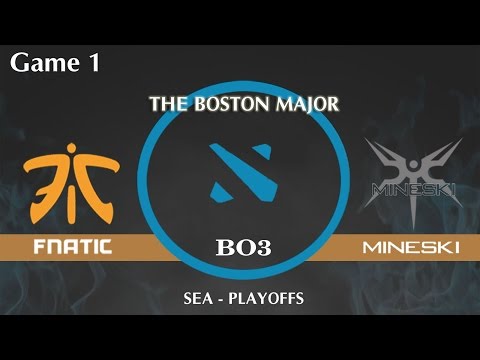Mineski vs Fnatic Highlights Game 1 - Mega creep comeback, The Boston Major 2016