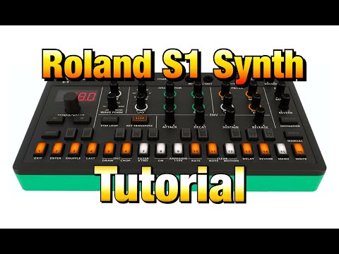 Roland S1 - Getting Started Tutorial - Making a Sound & Sequence from Scratch & General Guide