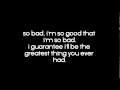 So Bad - Eminem Lyrics 