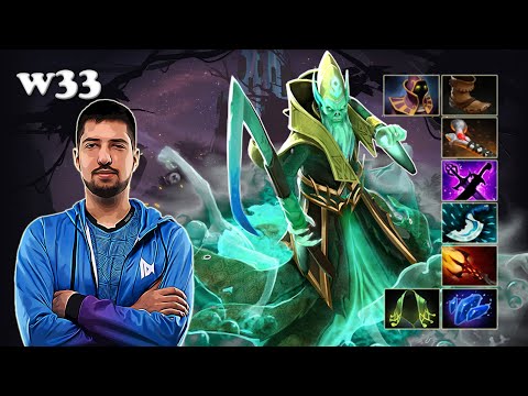 w33 - Necrophos Midlane | Dota 2 7.30e Gameplay