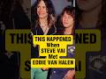 Steve Vai Meets Eddie Van Halen The AWESOME Story #vanhalen #guitar #80smusic