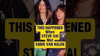 Steve Vai Meets Eddie Van Halen The AWESOME Story 1982 #vanhalen #guitar #80smusic