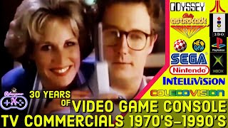 30 Years of Video Game Console Commercials | Generation 1-6 | 1972-2003