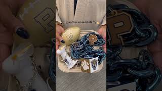 Panther essentials 🥹💙💛 #highschool #football #panthers