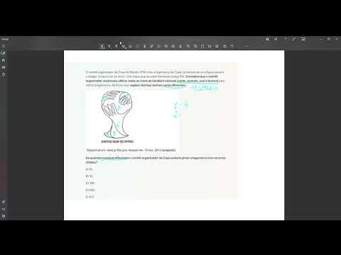 O comitê organizador da Copa do Mundo 2014 - Enem 2017 Prova Azul Questão 160