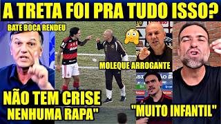🚨MÍDIA ESPORTIVA INSITE EM CRIAR UMA 'CRISE NO FLAMENGO APÓS TRETA ENTRE PEDRO E LEONARDO JARDIM