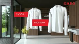 Technologie AEG ProSteam®: Parní osvěžení pro vaše prádlo