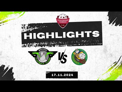 Highlights FBK Baloži vs  SK Leģions/Grobiņas SC 17.11.2024