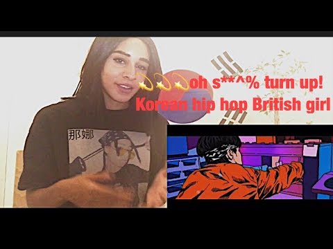 lo volf 잠에서 깨면 wake up mental age 7 british girl korean hiphop reaction (TURN UP SOUND VID S***