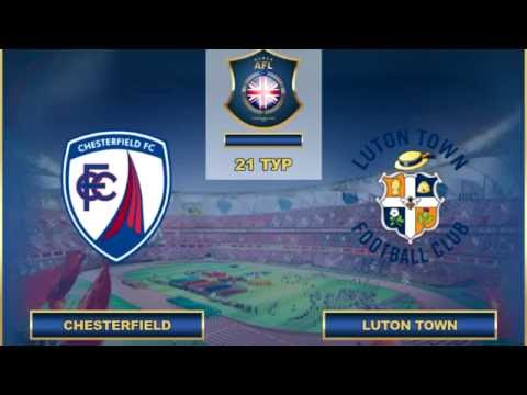 AFL. England. Championship. 21 Tour. Chesterfield - Luton Town