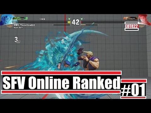 SFVOR  #01 w/ NASH - Street Fighter V Online Ranked Matches