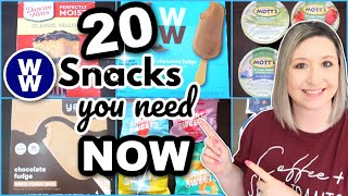 20 WEIGHT WATCHERS SNACKS, LOW POINTS!