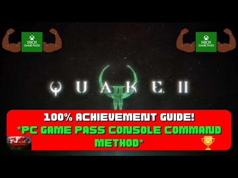 Quake II - 100% Achievement Guide! *PC GAME PASS EASY Console Command Method*