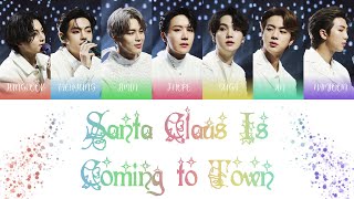 BTS (방탄소년단) - Santa Claus Is Coming To Town Color Coded Lyrics