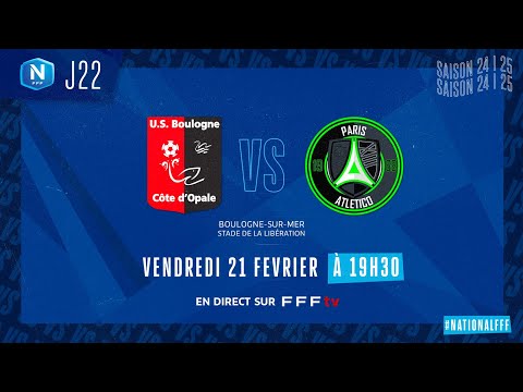 J22 I US Boulogne CO vs Paris 13 Atlético en replay (3-1) I National FFF 2024-2025