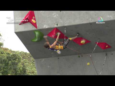 2014 IFSC Mokpo Climbing World Cup(Korea) -Women's lead (Jain KIM_KOR)
