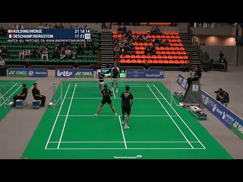Match point - Kolding / Werge vs Deschamp / Bergstein - XD, SF - Belgian Int. 2024