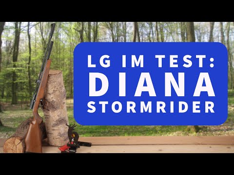 diana-airguns: Pressluft-Gewehr im Test: Das DIANA stormrider im Kaliber 4,5 mm auf dem Schießstand im Video