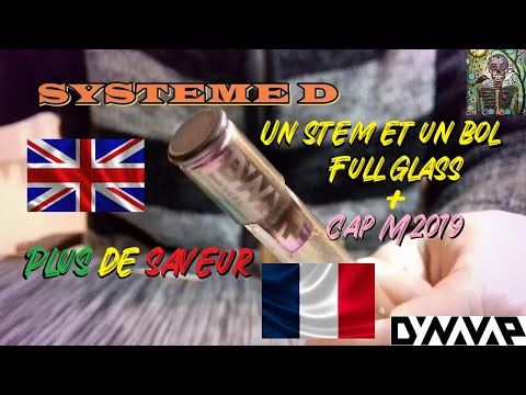 Dynavap Cap M 2019 + Stem Bol en verre - Un Max de Saveurs