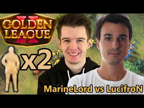 MarineLord 🇫🇷 vs LucifroN 🇪🇸 - x2 Start - Golden League 2 - Age of Empires 4 [Deutsch/4K]