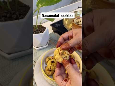 When rasmalai takes a cookie avtaar✨#shorts#sweets#trending#cooking#cookies