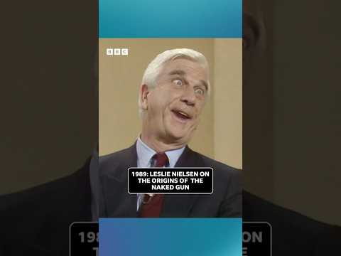1989: Leslie Nielsen on THE NAKED GUN's Police Squad origins | BBC Archive
