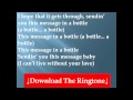 Avant - Message In A Bottle Lyrics 