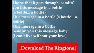 Avant - Message In A Bottle Lyrics