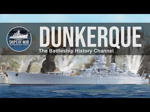 World War French Battleship Dunkerque