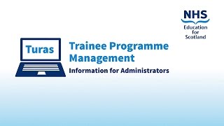Dental Trainee Programme Management guide