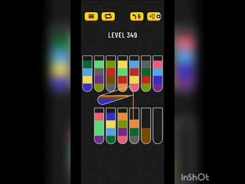 Water sort puzzle level 349