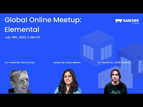 Global Online Meetup: Elemental