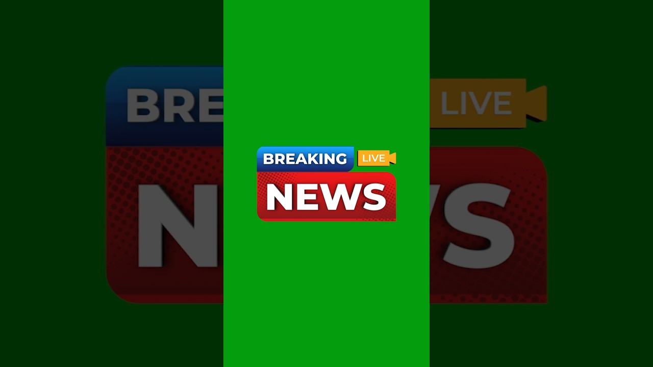 Green Screen Breaking News Logo #mtctutorials #news #live