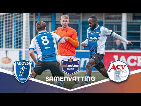 Winnende goal in ALLERLAATSTE MINUUT 🤯 | ADO'20 vs. ACV Assen | Samenvatting Betnation Divisie 23/24